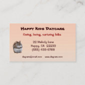 スイートリスの保育園 名刺 (裏面)