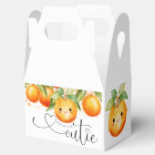 スイートリトルかわいこちゃんオレンジシトラスベビーシャワー フェイバーボックス (オープン)