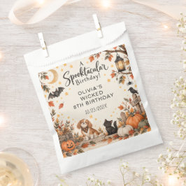 スイートリトルウィッチハロウィン水彩バースデー フェイバーバッグ
