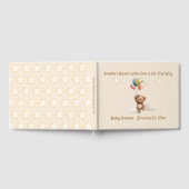 スイートリトルオンザウェイニュートラルベビーシャワー ゲストブック (全面)