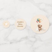 スイートリトルオンザウェイニュートラルベビーシャワー コンフェッティ (正面)