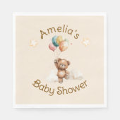 スイートリトルオンザウェイニュートラルベビーシャワー スタンダードランチョンナプキン (正面)