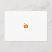 スイートリトルカボチャフローラ秋おむつラッフル エンクロージャーカード (裏面)