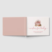 スイートリトルカボチャ秋秋ピンクベビーシャワー ゲストブック (全面)