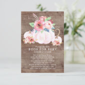 スイートリトルカボチャ赤ちゃんシャワーベビー エンクロージャーカード (スタンド正面)