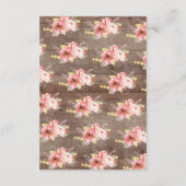 スイートリトルカボチャ赤ちゃんシャワーベビー エンクロージャーカード (裏面)