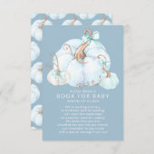 スイートリトルカボチャ赤ちゃんシャワーベビー エンクロージャーカード (正面/裏面)