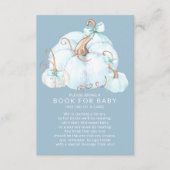 スイートリトルカボチャ赤ちゃんシャワーベビー エンクロージャーカード (正面)