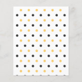 スイートリトルハニービーバースデーパーティーの招待 チラシ (裏面)