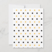 スイートリトルハニービーバースデーパーティーの招待 招待状 (裏面)