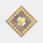 スイートリトルハニービーベイビーシャワー紙ナプキンス スタンダードランチョンナプキン (角)