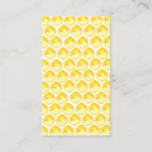 スイートリトルハニービーベビーおむつラッフルチケット エンクロージャーカード (裏面)