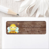 スイートリトルハニービーベビーシャワー住所 シール (インサイチュ)