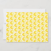 スイートリトルハニービーベビーシャワー招待状 招待状 (裏面)