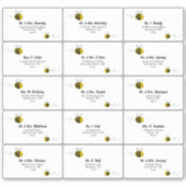 スイートリトルハニービー個別ゲストアドレス シール (正面)