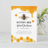 スイートリトルハニービー誕生日パーティー 招待状 (スタンド正面)