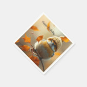 スイートリトルバード誕生日 スタンダードカクテルナプキン (角)