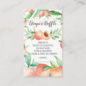 スイートリトルピーチオムツラッフルチケット エンクロージャーカード (正面)