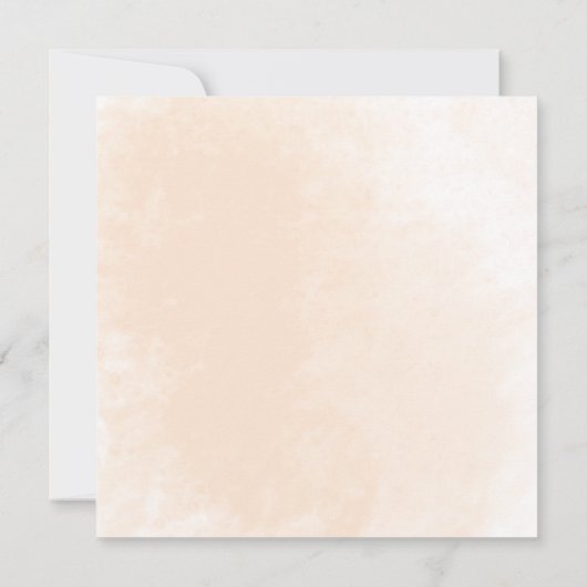 スイートリトルピーチツインズベビーシャワー招待状 招待状 (裏面)