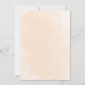 スイートリトルピーチツインズベビーシャワー招待状 招待状 (裏面)