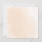 スイートリトルピーチベビーシャワー招待状 招待状 (裏面)