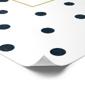 スイートリトルピーチ ブライダルシャワーのお客様用ウェルカムサイン ポスター (角)