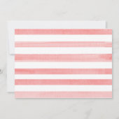 スイートリトルピーナッツガールエレファントベビーシャワーインビ 招待状 (裏面)