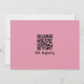 スイートリトルブハロウィーン幽霊ベビーシャワー 招待状 (裏面)