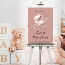 スイートリトルプリンセスベビーシャワーパーソナライズされた アクリルサイン