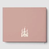 スイートリトルプリンセスベビーシャワーパーソナライズされた ゲストブック (裏面)