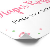 スイートリトルベビースイカおむつラッフル ポスター (角)