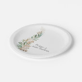 スイートリトルラムグリーンリーデザート ペーパープレート (アングル)