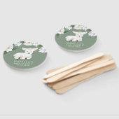 スイートリトルラムテーマベビーシャワー ハンドファン (組立なし)