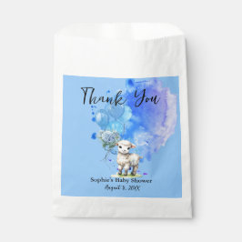 スイートリトルラムブルーアジサイ風船 フェイバーバッグ