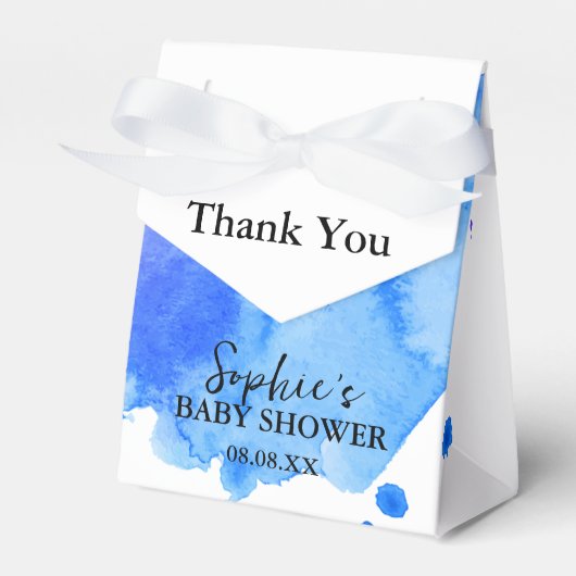 スイートリトルラムブルーアジサイ風船 フェイバーボックス (正面サイド)