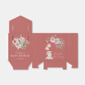 スイートリトルラム赤面ピンクフラワーズグリーン フェイバーボックス (折り畳みなし)