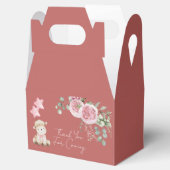 スイートリトルラム赤面ピンクフラワーズグリーン フェイバーボックス (オープン)