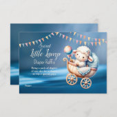 スイートリトルランプベビーシャワーパーティー エンクロージャーカード (正面/裏面)