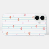 スイートリボンストライプiPhoneケース Case-Mate iPhoneケース (裏面 (横))