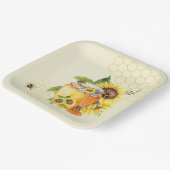 スイートリールハニーポットハニカム&ビーズハニカム ペーパープレート (傾斜あり)