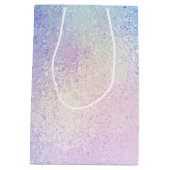 スイートレインボーグリティバースデーパーティー ミディアムペーパーバッグ (裏面)