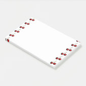 スイートレッドさくらんぼ付箋 ポストイット (アングル)