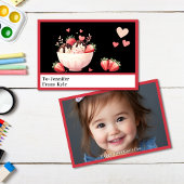 スイートレッドデザートフォトクラスルームValentine's Day カード