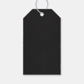 スイートレモネードチョークボードスタンドベビーシャワー ギフトタグ (裏面)