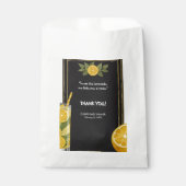 スイートレモネードチョークボードスタンドベビーシャワー フェイバーバッグ (正面)