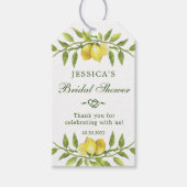 スイートレモン&グリーンギフトお礼タグ ギフトタグ (正面)