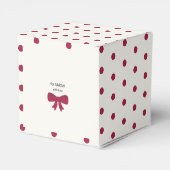 スイートロビンとレッドボウ フェイバーボックス (裏面サイド)