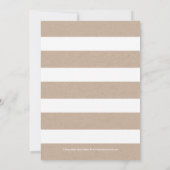 スイートロマンスクラフトシャワー/パーティー招待状 招待状 (裏面)