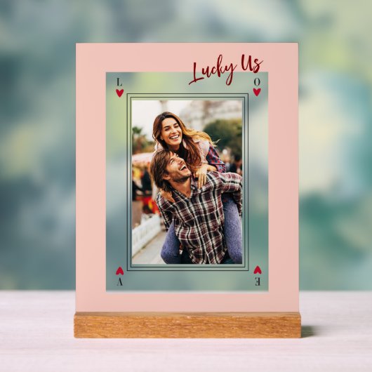 スイートロマンチックレトロバレンタインデー アクリルサイン (ニュートラル)