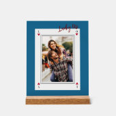 スイートロマンチックレトロバレンタインデー アクリルサイン (正面)